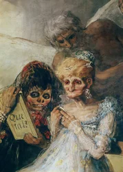 Die alten Frauen (Detail)